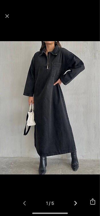 Oversize Kot Elbise