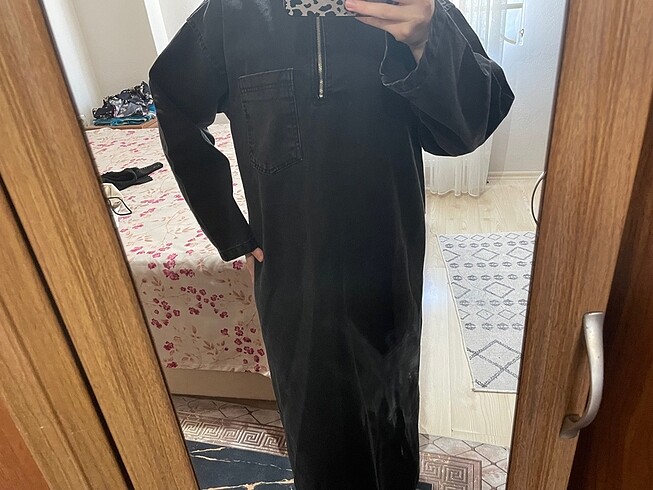 Zara Oversize Kot Elbise