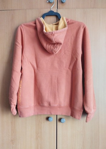 m Beden pembe Renk Kapüşonlu Sweatshirt
