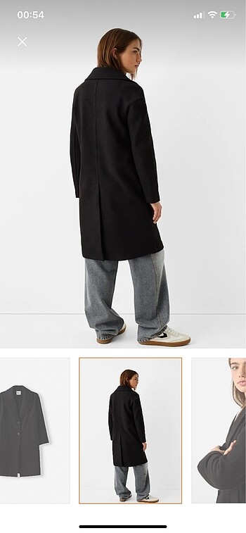 Bershka bershka siyah kaban