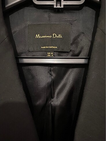40 Beden Massimo Dutti siyah blazer