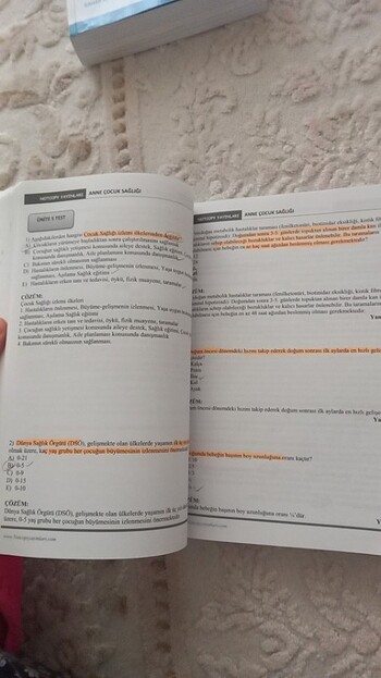 Diğer Not copy çocuk gelişimi 2. Sınıf kitap