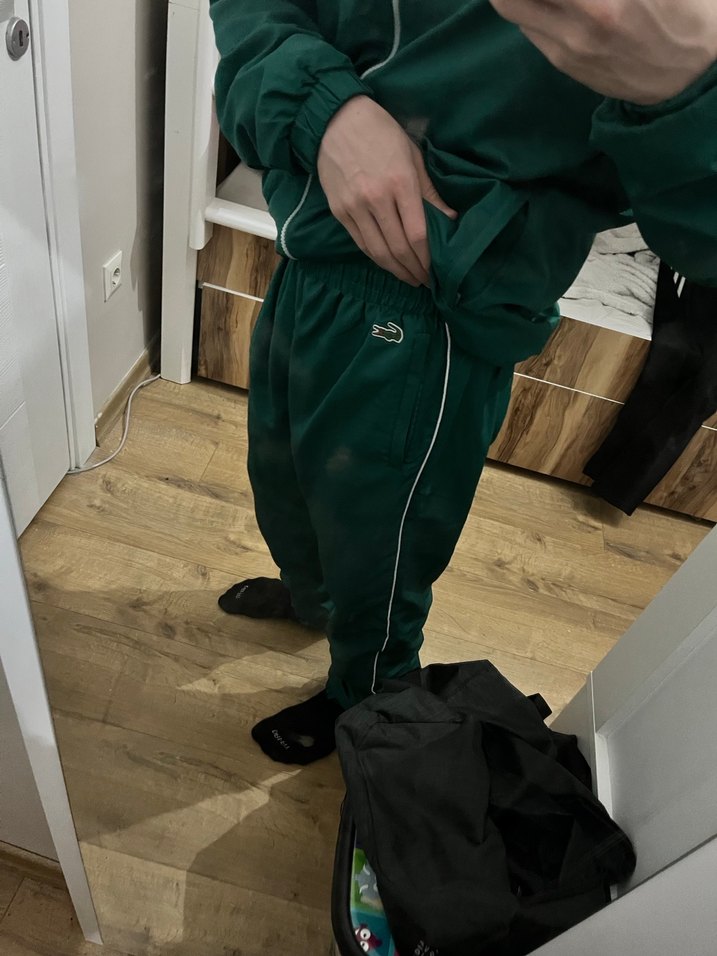 Fermuarlı Koyu Yeşil Eşofman Takımı - Görsel 4