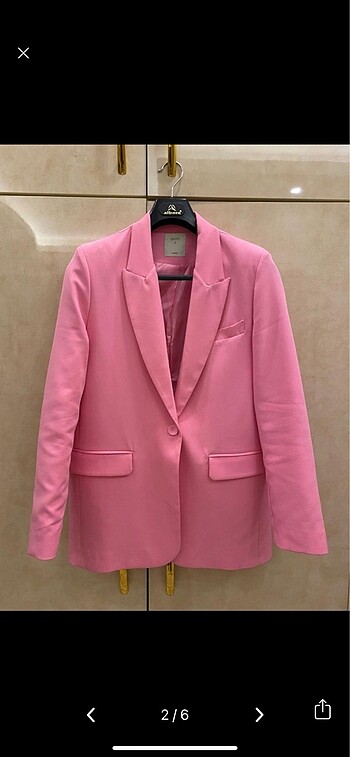 Quzu Pembe blazer ceket