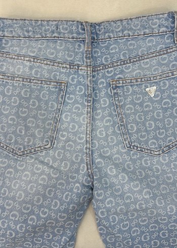 Guess  Mavi logo Baskılı Jean - Görsel 2