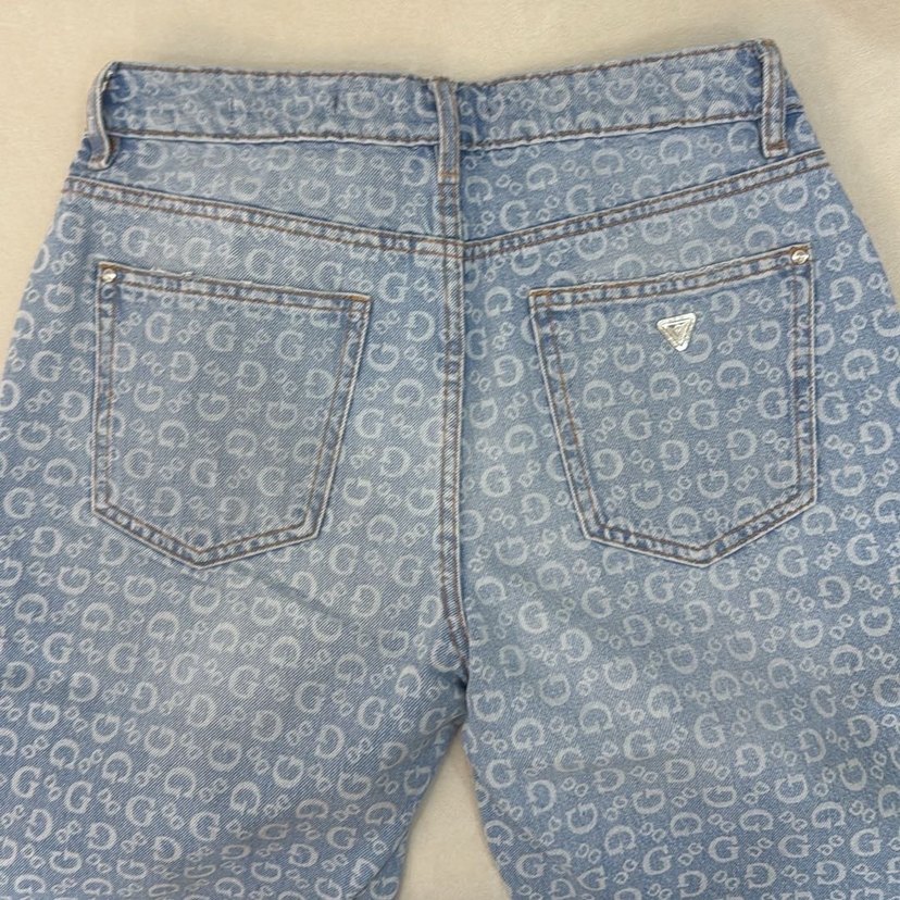 Guess  Mavi logo Baskılı Jean - Görsel 2