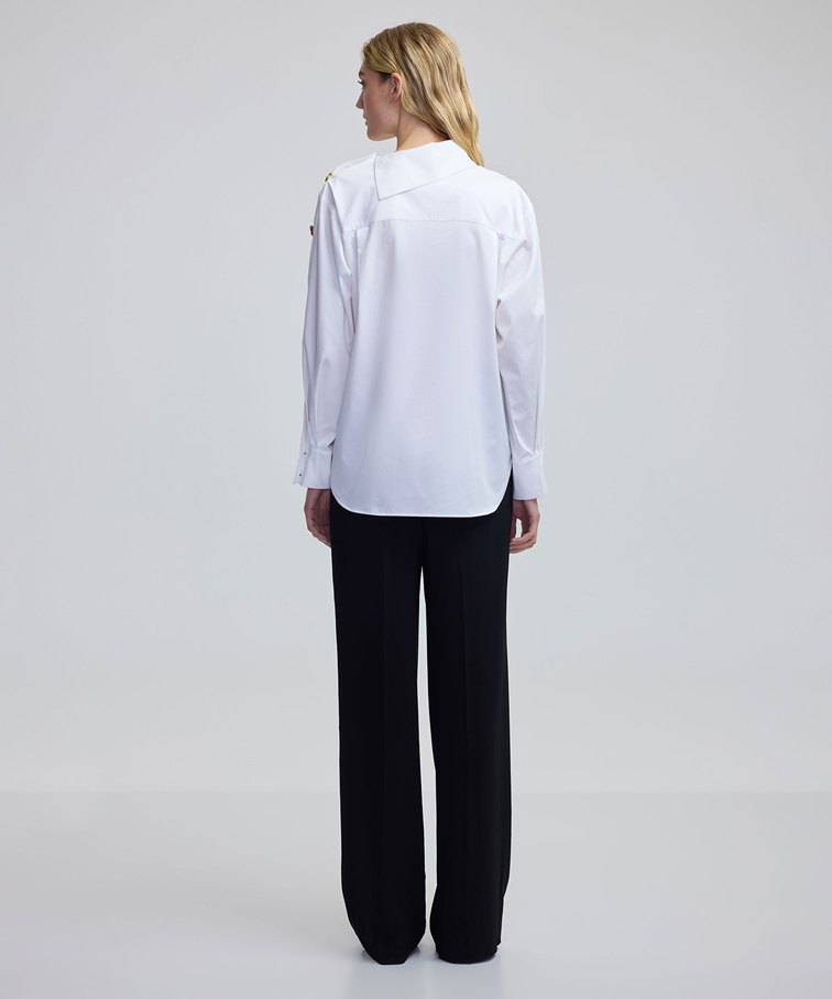 İpekyol Karma metal aksesuarlı gömlek - Görsel 3