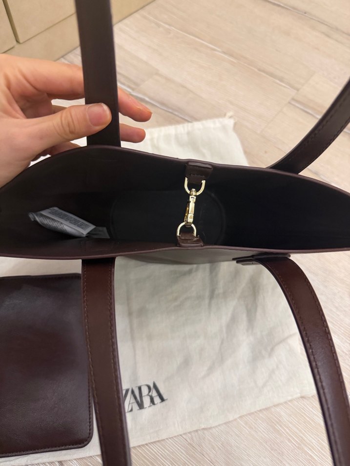 Mango cüzdanlı shopper Çanta - Görsel 4