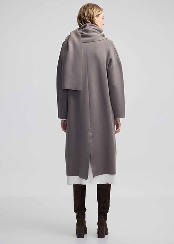 İpekyol atlı aksesuarlı triko kaban - Görsel 3