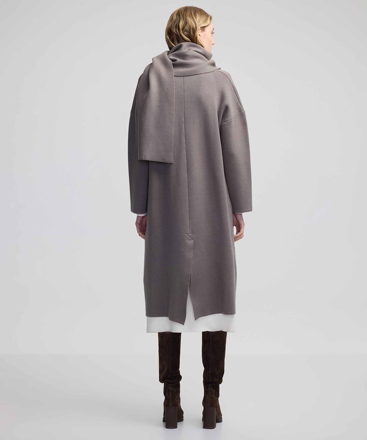 İpekyol atlı aksesuarlı triko kaban - Görsel 3