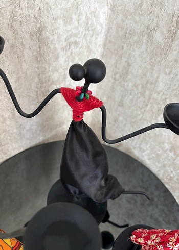 Renkli Desenli El Yapımı Biblo - Görsel 6