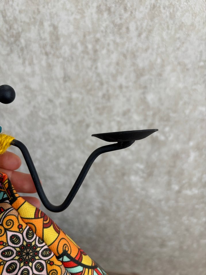 Renkli Desenli El Yapımı Biblo - Görsel 4