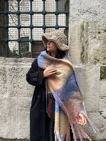Taş Rengi Puffy Şapka