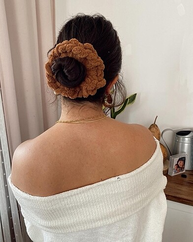 Üçlü Puffy Saç Tokası