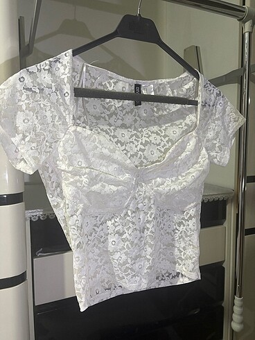 Dantel crop H&M