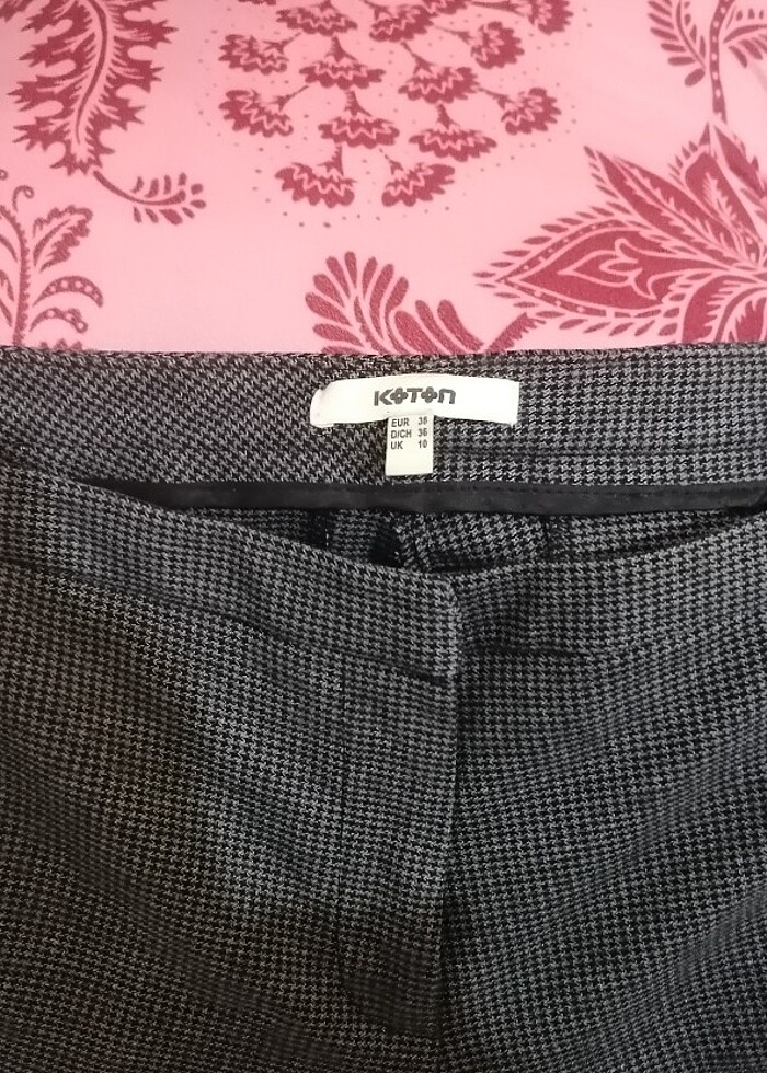 Kotın kalın kumaş pantalon kışlık  - Görsel 3