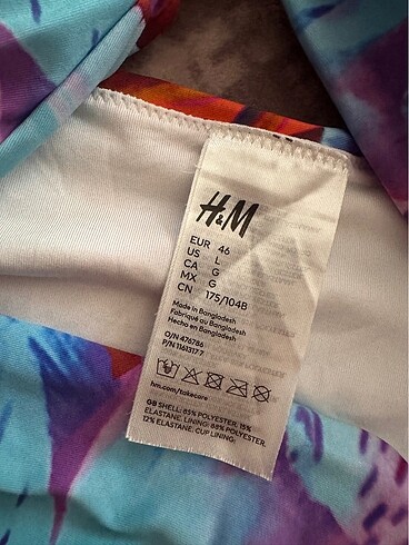 46 Beden H&M büyük beden mayo