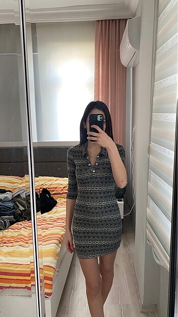 Yarım kol elbise