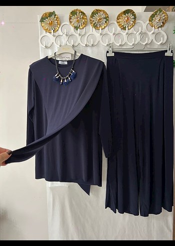 Siyah Uzun Kollu Salaş Tulum - Görsel 4