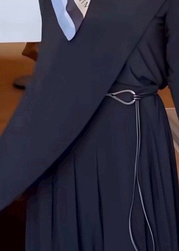 Siyah Uzun Kollu Salaş Tulum - Görsel 2