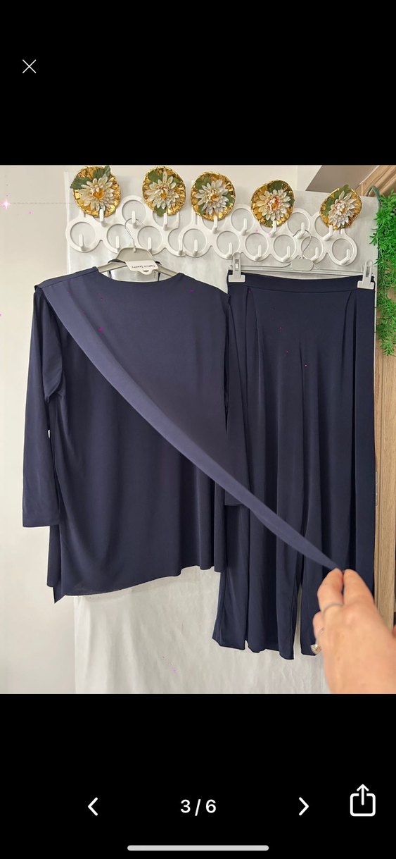 Siyah Uzun Kollu Salaş Tulum - Görsel 5