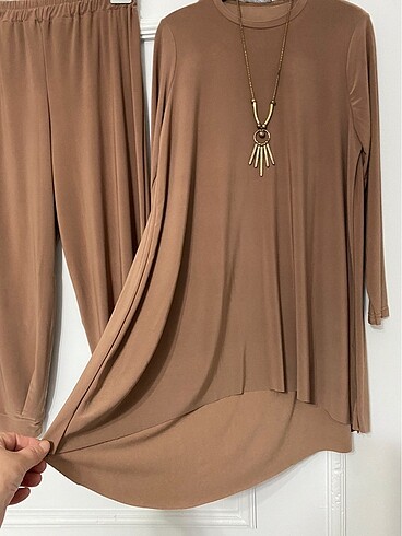 46 Beden camel Renk İkili takım 38 40 42 44 46