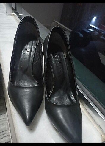 38 Beden Siyah stiletto Topuklu Ayakkabı