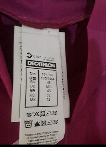 xl Beden pembe Renk DECATHLON HAŞEMA ÜST