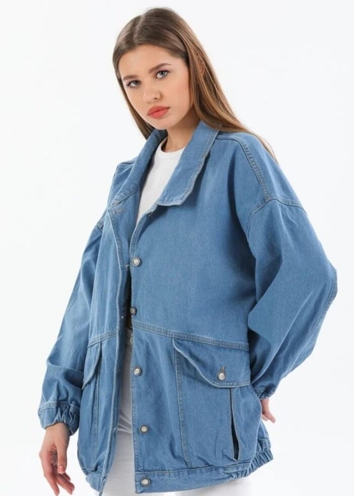 Overize kot gömlek  - Görsel 3