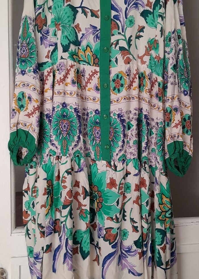 Tesettür uzun elbise  - Görsel 5