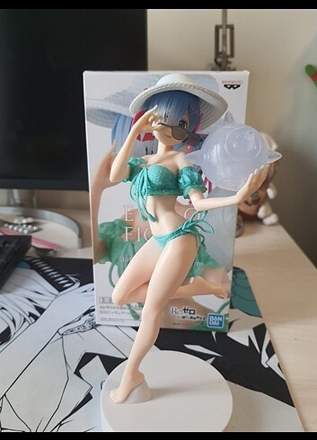 Re Zero Orijinal Rem Anime Figürü