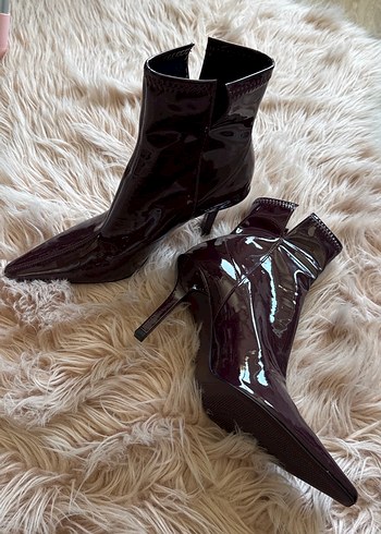 Zara Bordo Stiletto Bot