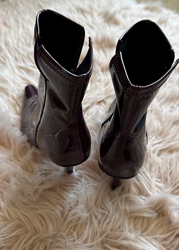 39 Beden bordo Renk Bordo Stiletto Bot