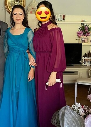 36 Beden mor Renk MOR ABİYE TRENDYOL