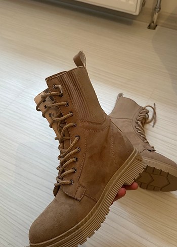 Bej Süet Kadın Platform Bot - Görsel 4