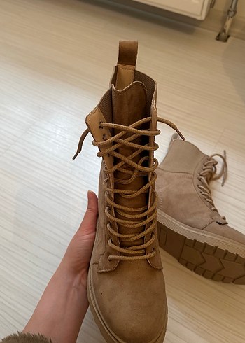 Bej Süet Kadın Platform Bot - Görsel 6