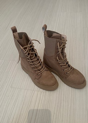 Bej Süet Kadın Platform Bot - Görsel 10