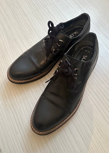 Siyah Klasik Erkek Deri Ayakkabı - Görsel 2