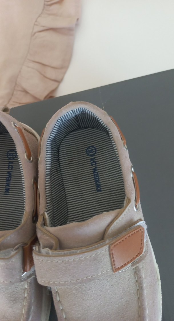 Bej Süet Erkek Çocuk Günlük Ayakkabı - Görsel 5