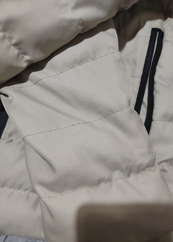 Gri Kapüşonlu Erkek Uzun Mont - Görsel 2