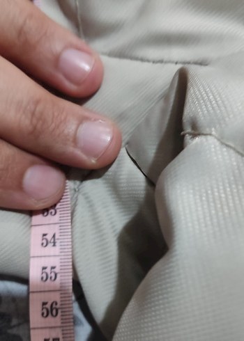 Gri Kapüşonlu Erkek Uzun Mont - Görsel 4