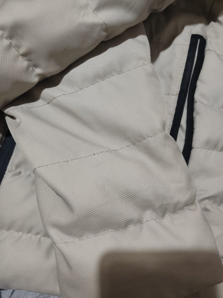 Gri Kapüşonlu Erkek Uzun Mont - Görsel 2