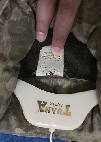 Gri Kamuflajlı Fermuarlı Erkek Ceket - Görsel 2