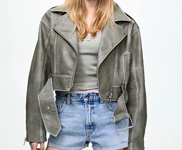 Pull bear deri ceket
