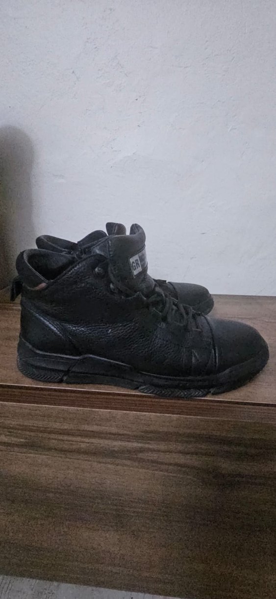 Erkek Bot orijinal hakiki deri greyder marka 40 numara - Görsel 2