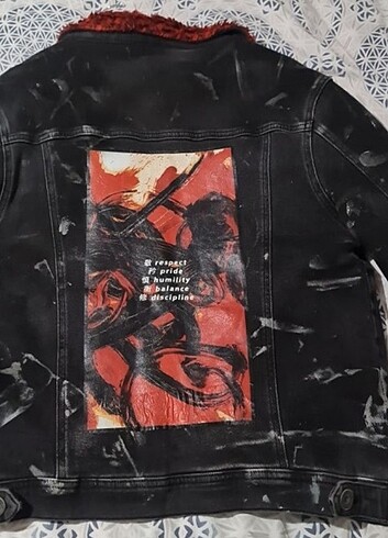 Erkek içi kürklü S beden kot ceket  - Görsel 3