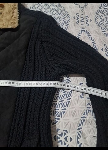 Erkek örgü hırka Siyah S beden - Görsel 4