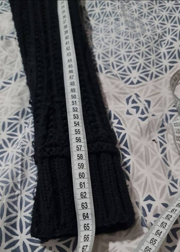 Erkek örgü hırka Siyah S beden - Görsel 2