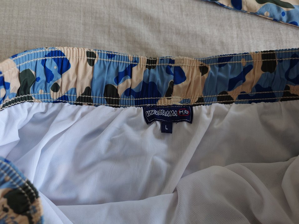 Vakko Mavi Kamuflaj Erkek Deniz Şort - Görsel 4