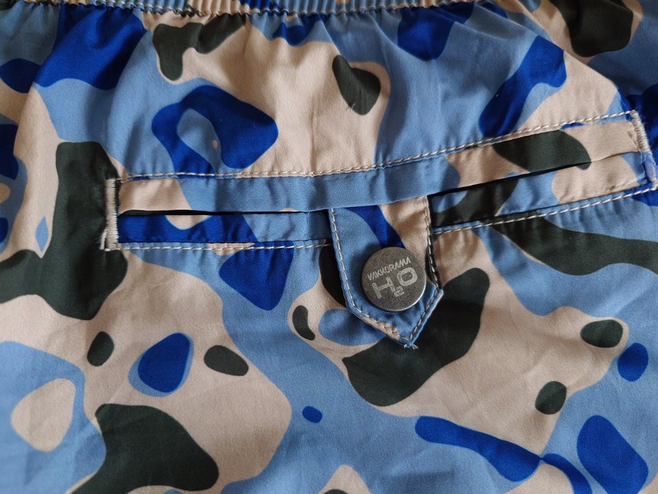 Vakko Mavi Kamuflaj Erkek Deniz Şort - Görsel 3